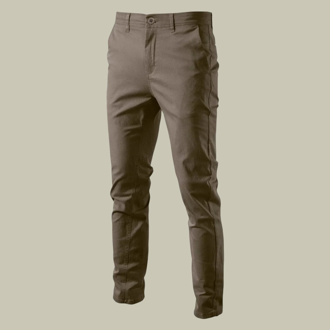 Lux & Classy • Men's Casual Slim-Fit Cotton Pants