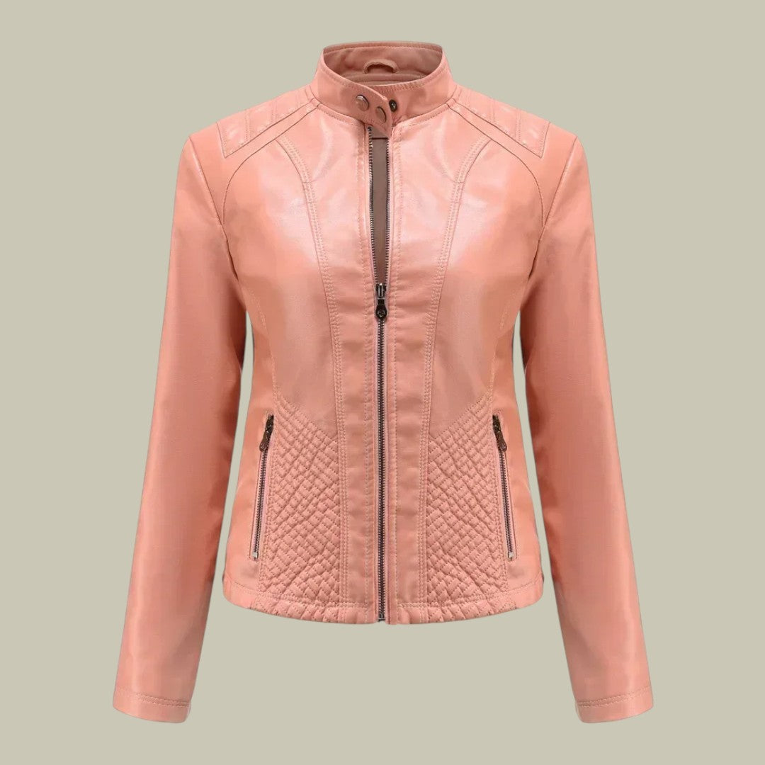 Lux & Classy • Women's Autumn Leather Biker Jacket