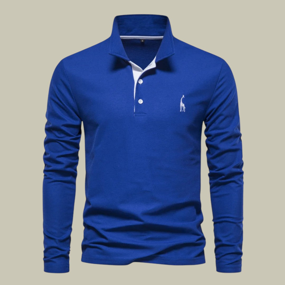 Lux & Classy • Men’s Classic Autumn Long Sleeve Polo