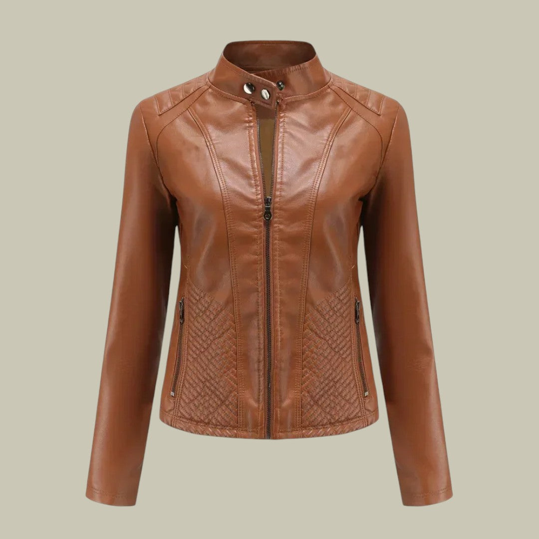 Lux & Classy • Women's Autumn Leather Biker Jacket