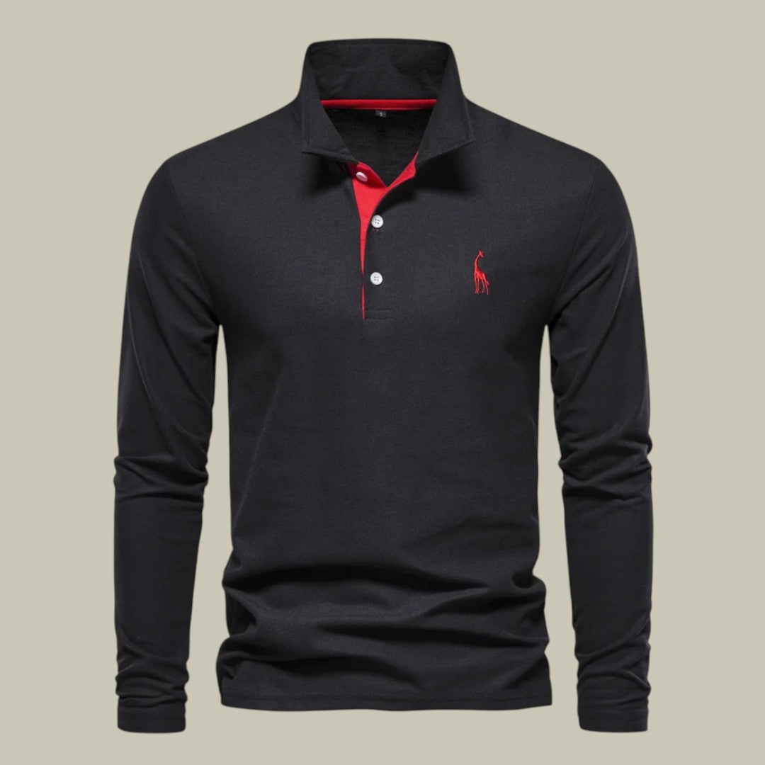 Lux & Classy • Men’s Classic Autumn Long Sleeve Polo