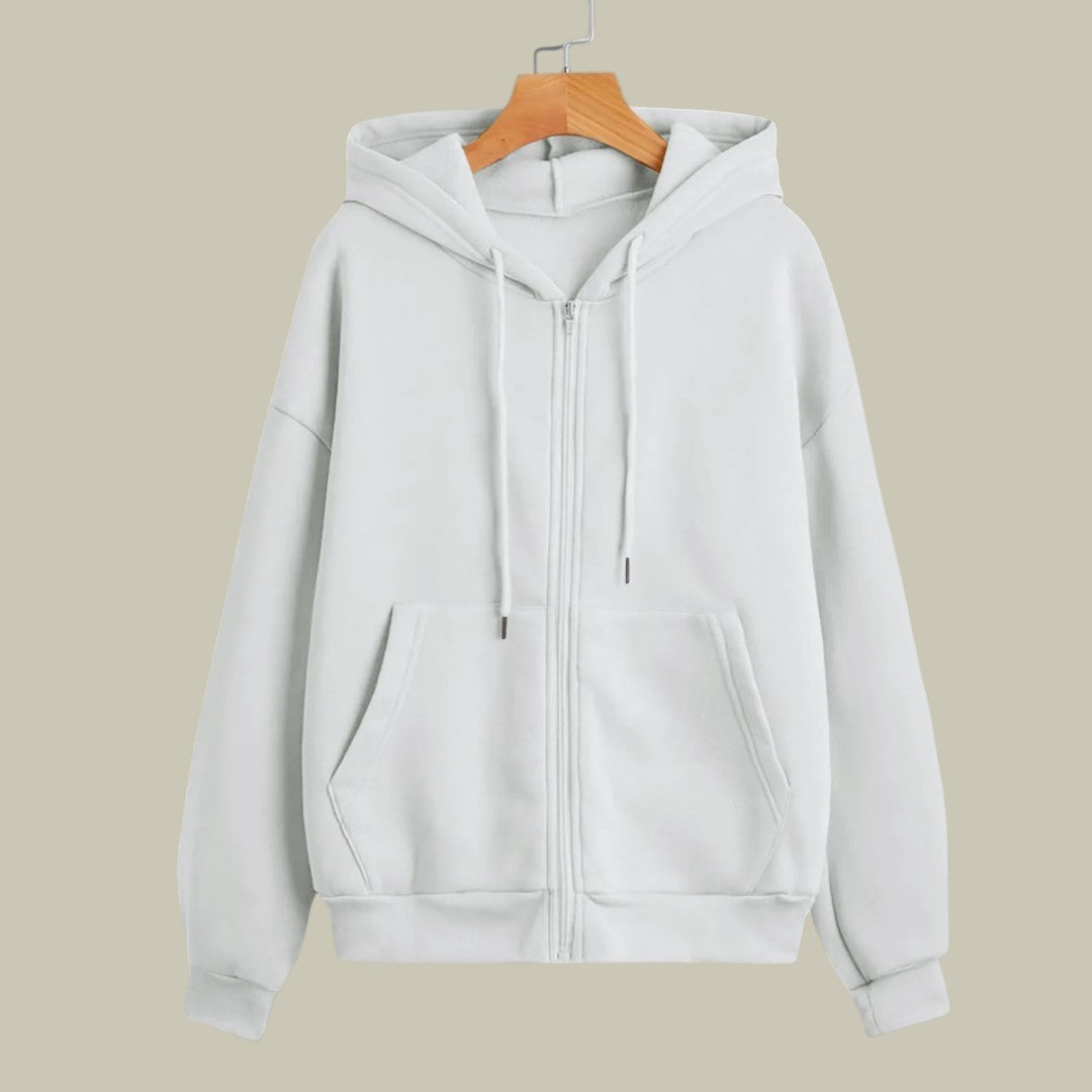 Womens Classic Zip-Up Hoodie