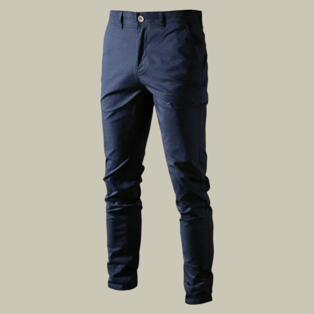 Lux & Classy • Men's Casual Slim-Fit Cotton Pants