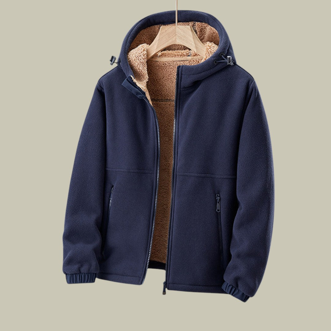 Mens Fleece Jacket Cardigan