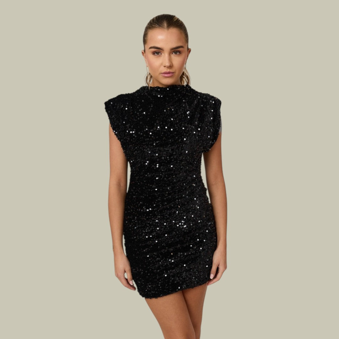 Womens Sequin Mini Dress