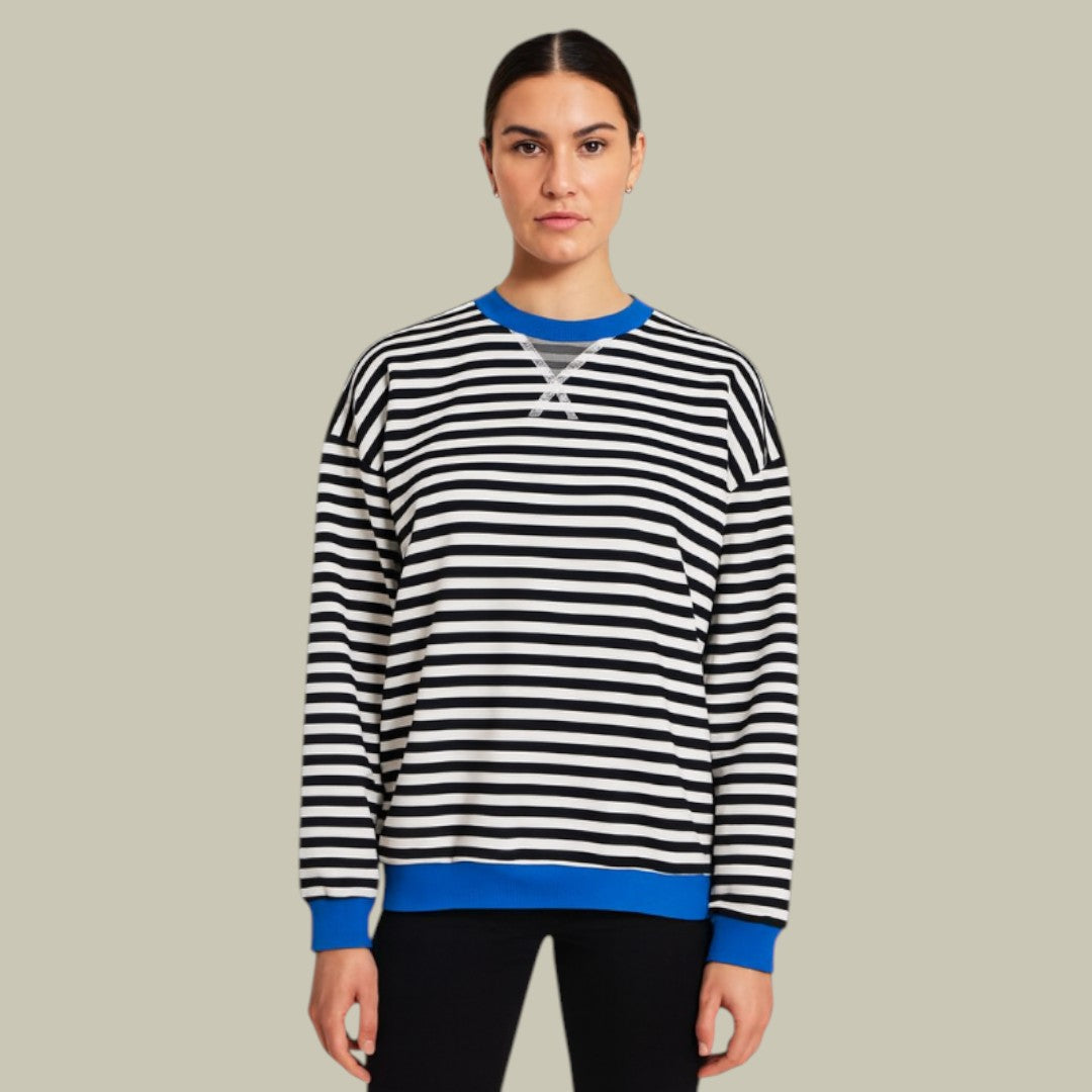 Womens Jumper Oversized Striped