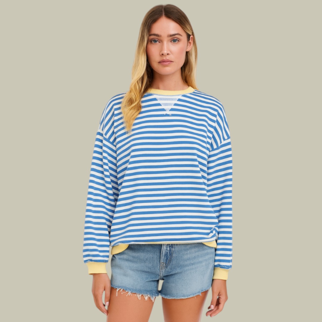 Womens Jumper Oversized Striped