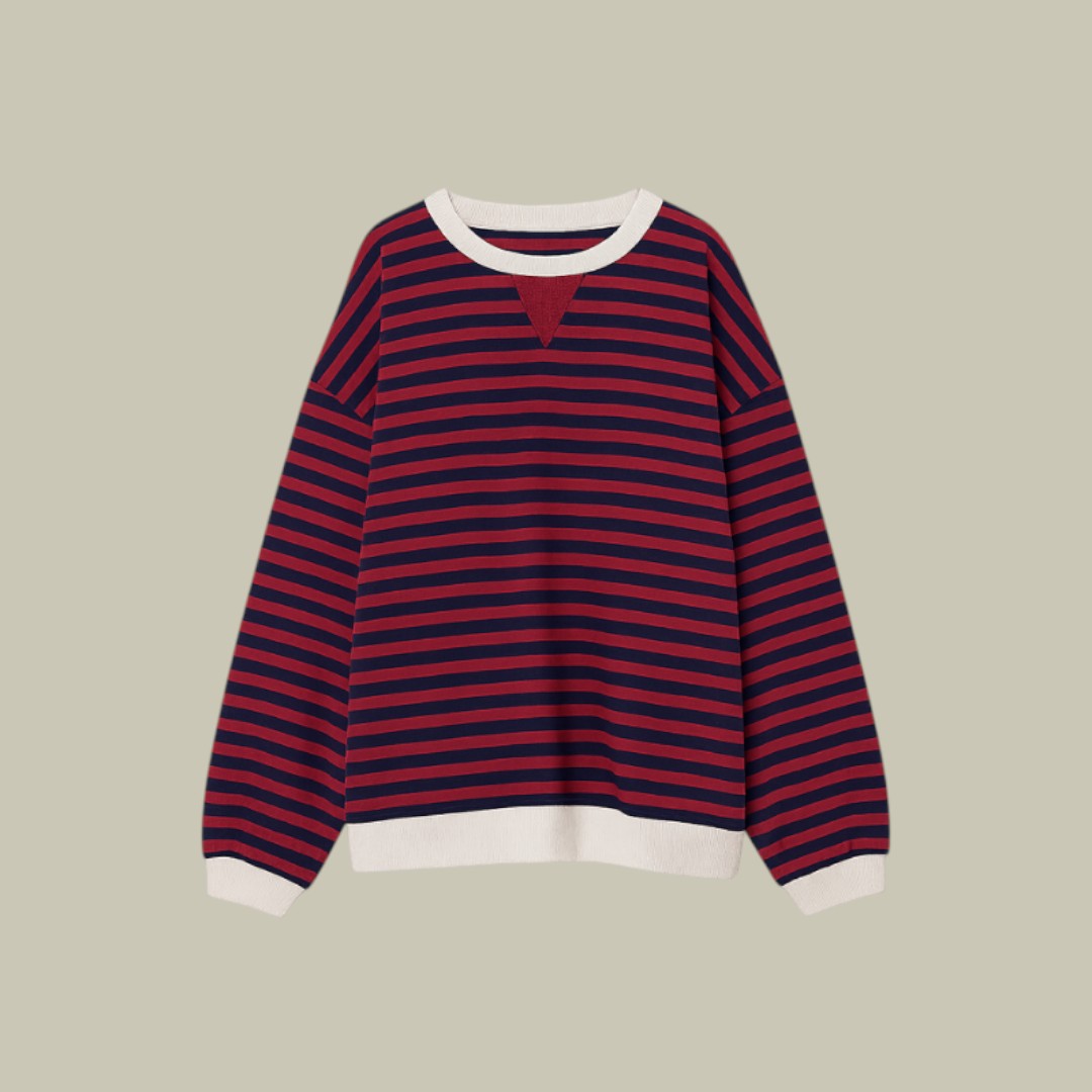 Womens Jumper Oversized Striped