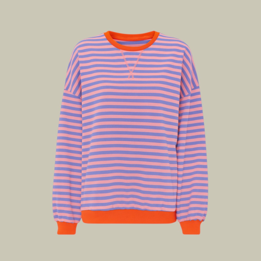 Womens Jumper Oversized Striped