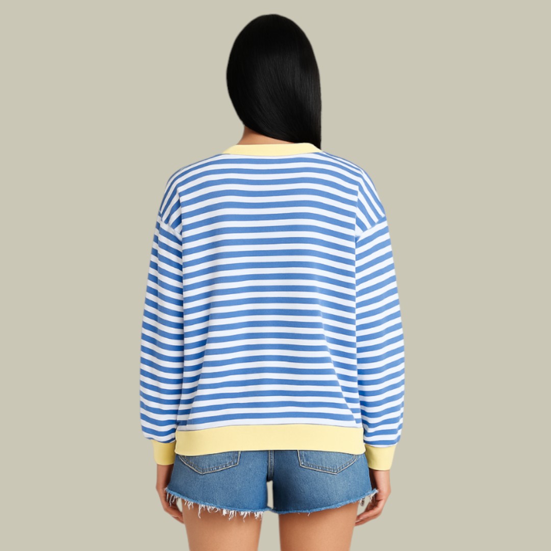 Womens Jumper Oversized Striped