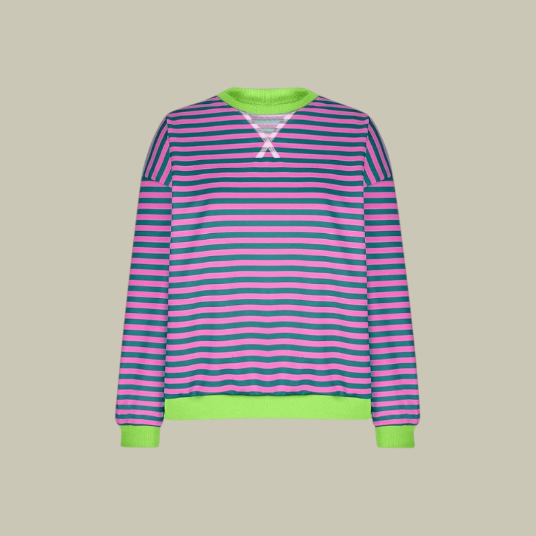 Womens Jumper Oversized Striped