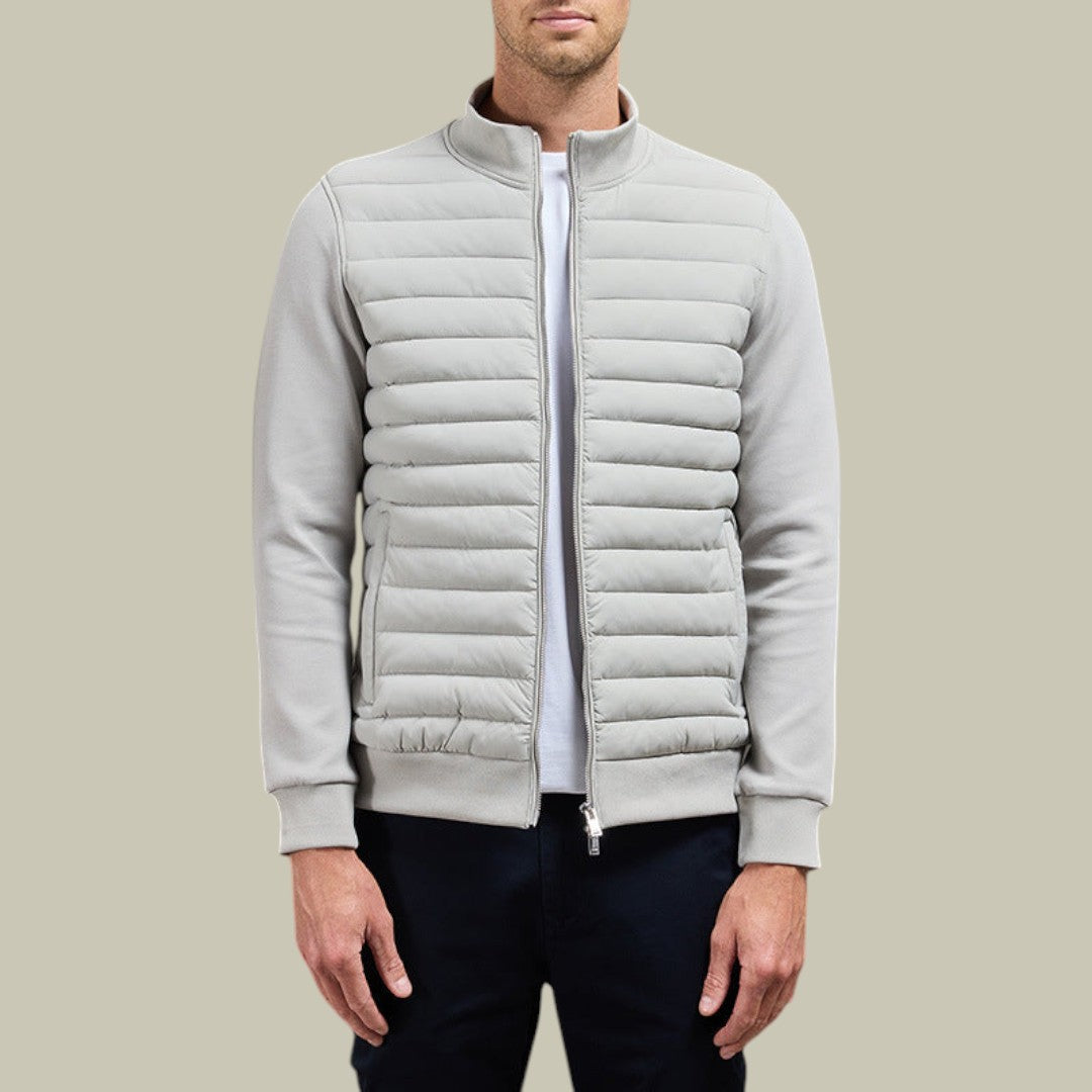 Mens Bomber Jacket Padded Front Autumn