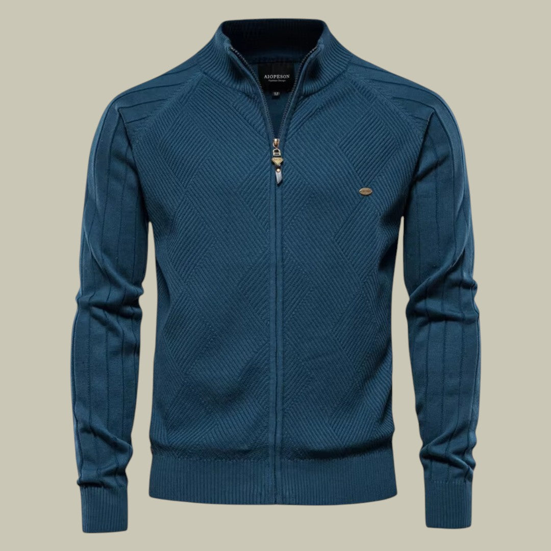Mens Cardigan Slim Fit Knitted
