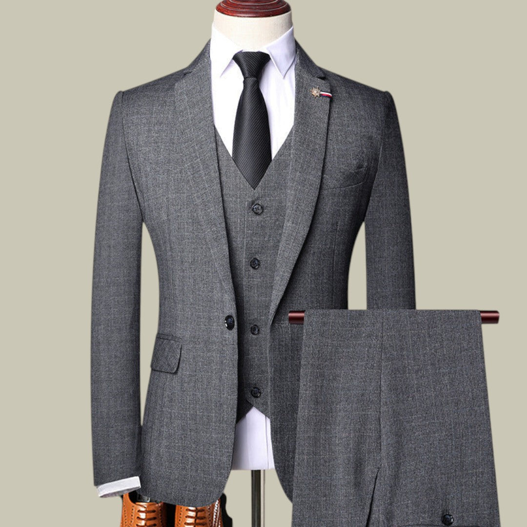Mens Classic Three-Piece Suit