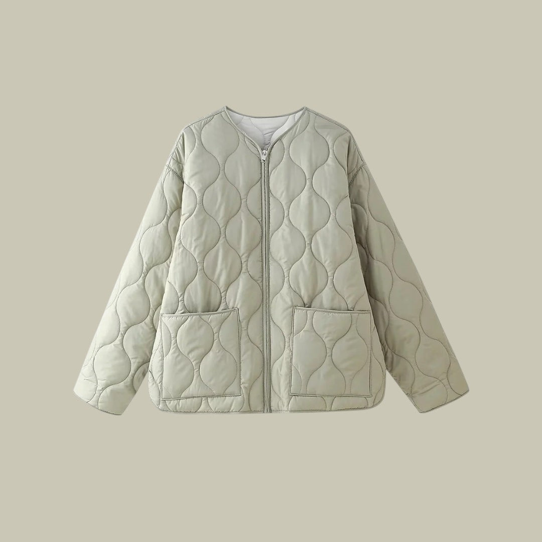Womens Jacket Padded Puffer Long Autumn
