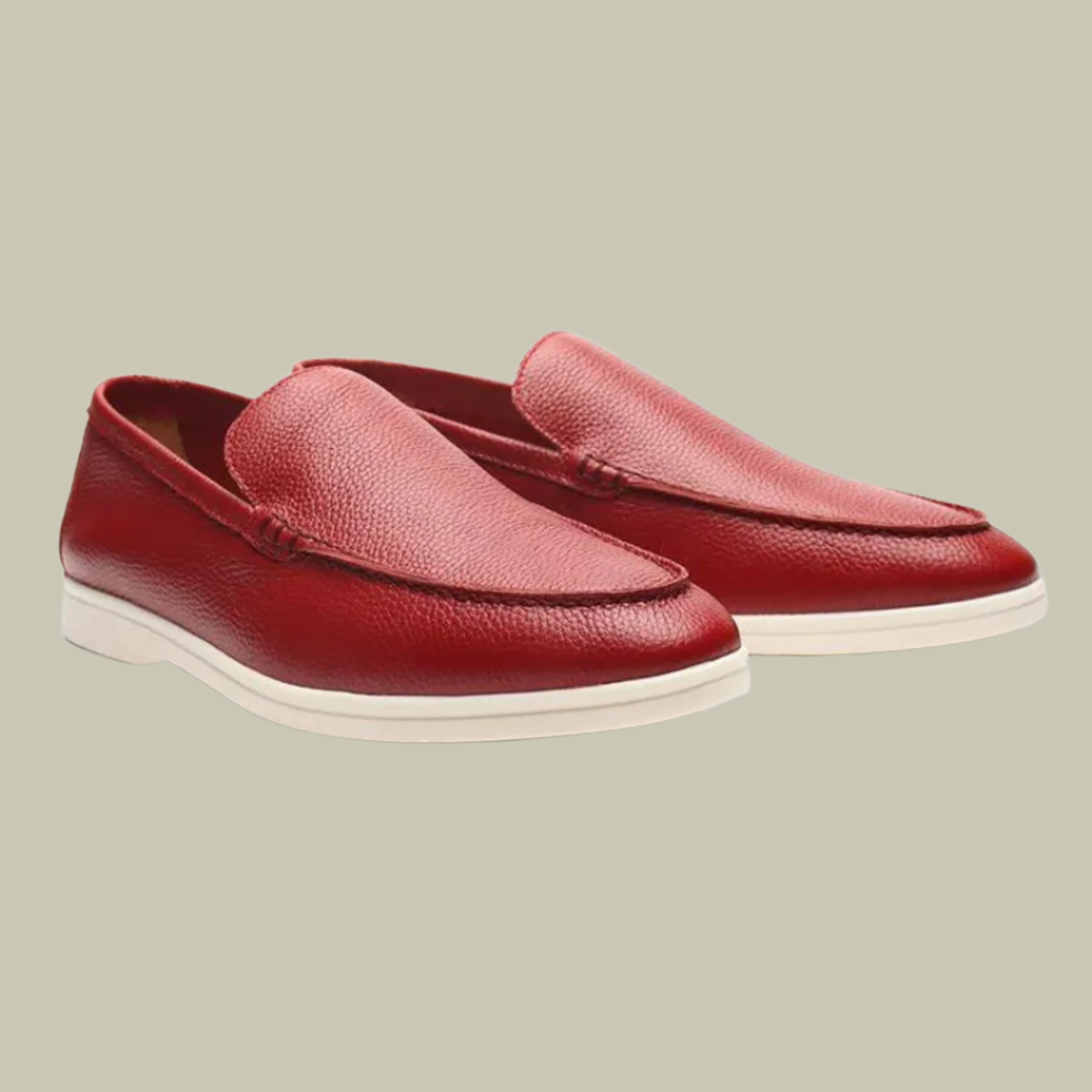 Cowhide Leather Loafers