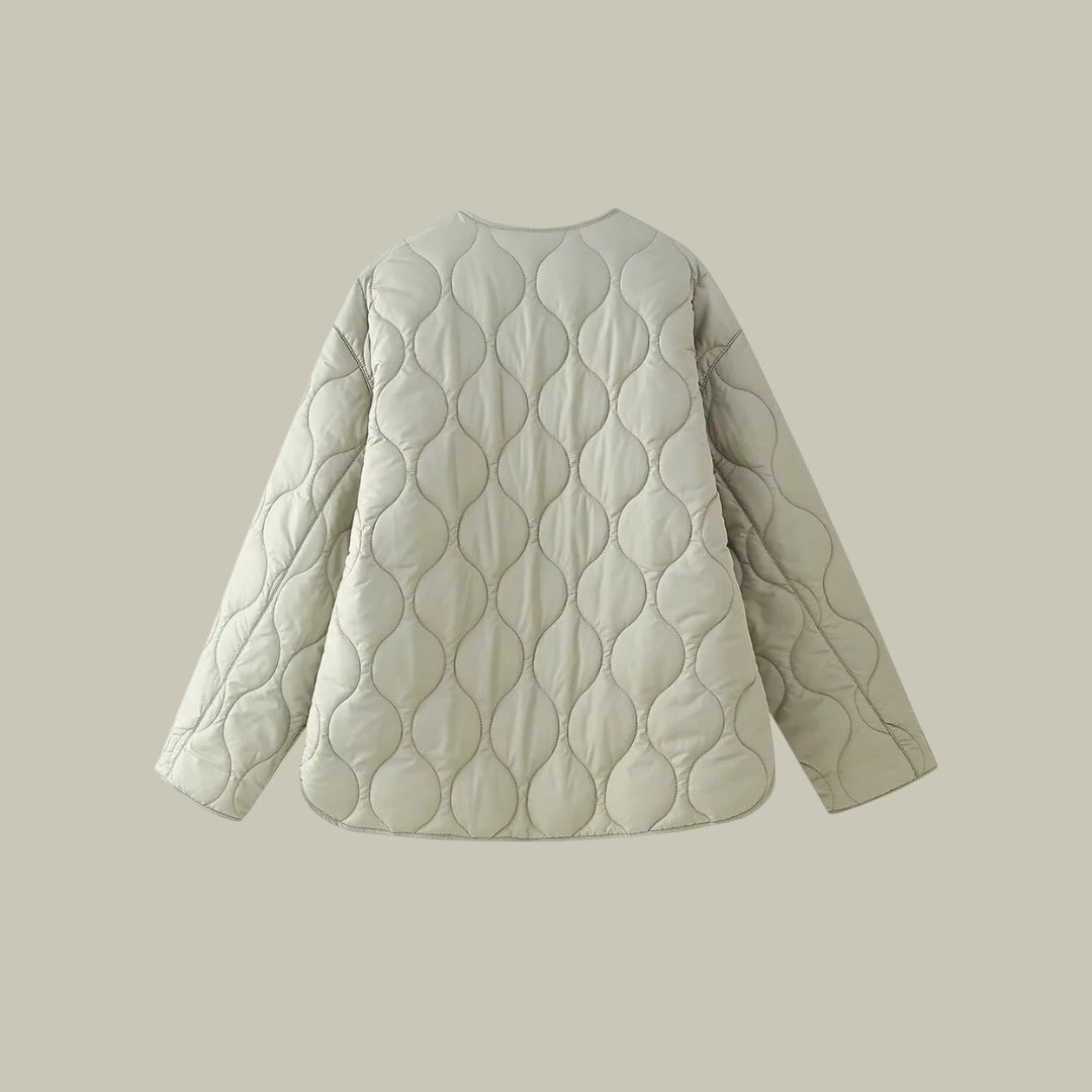 Womens Jacket Padded Puffer Long Autumn