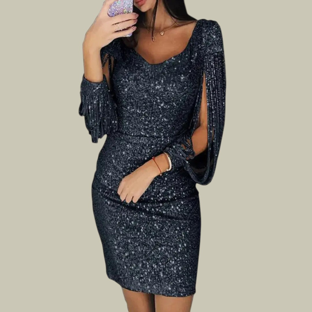 Womens Glitter Dress Party Christmas/NYE