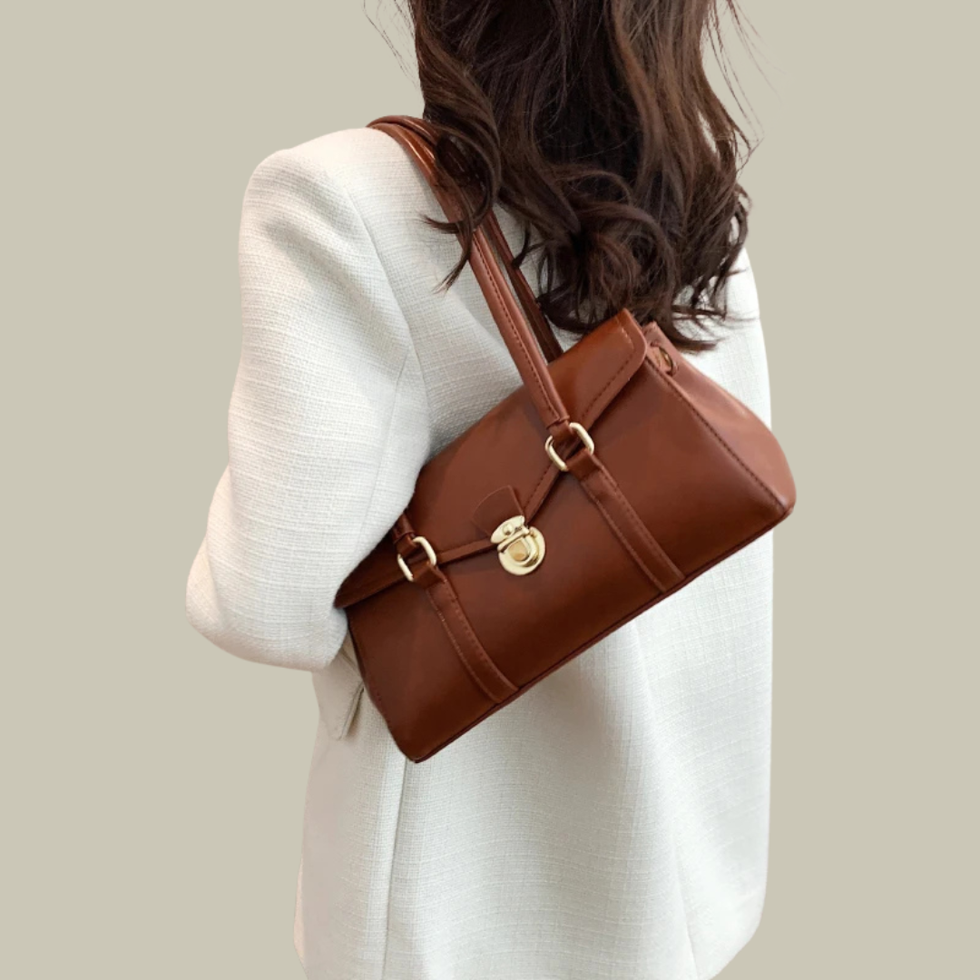 Lux & Classy • Retro Leather Handbag