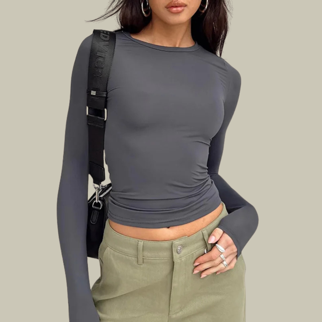 Slim Fit Long Sleeve Pullover