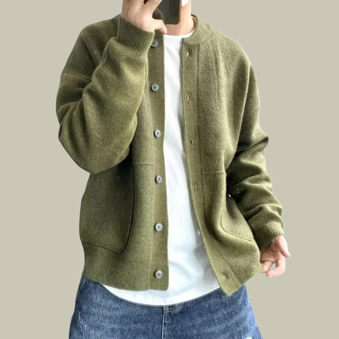 Casual Sweater Round Neck Coat