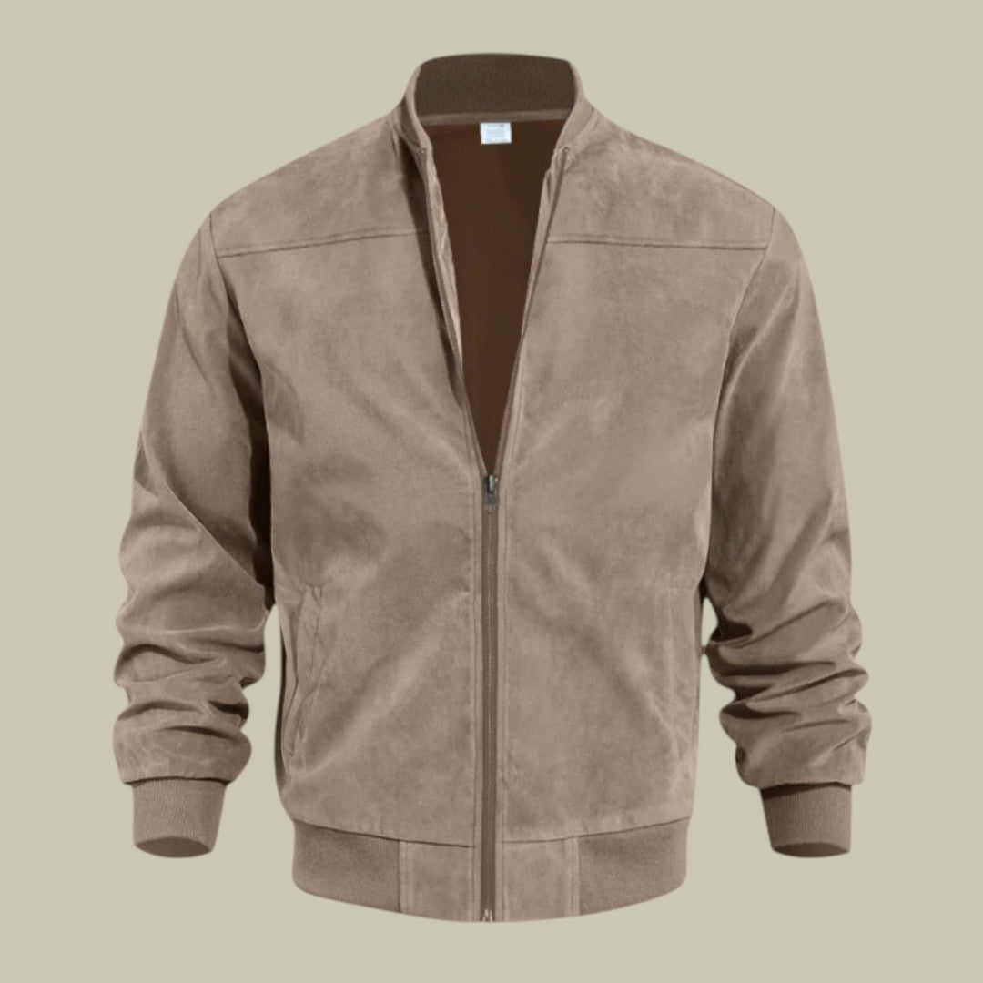 Mens Suede Jacket Autumn