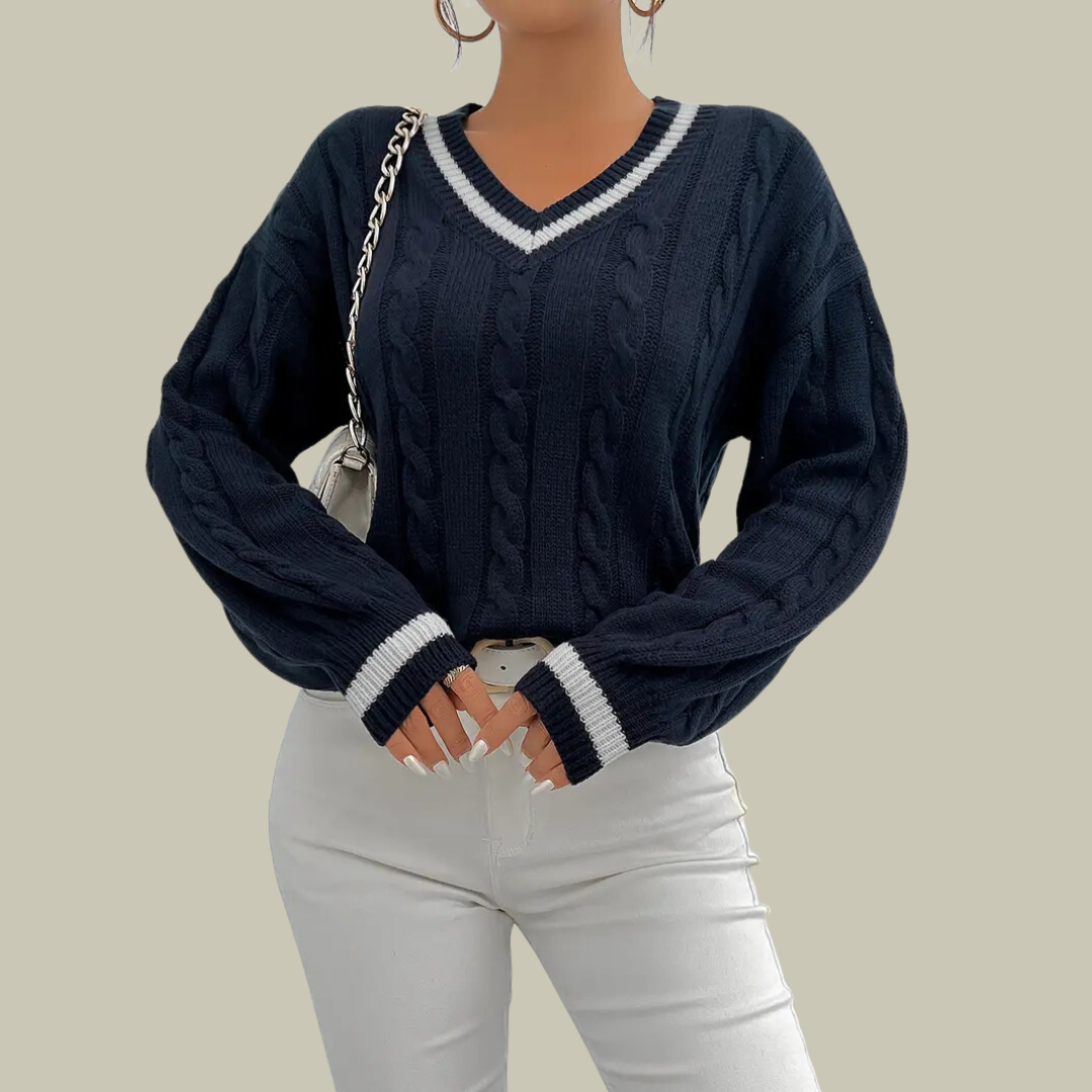 Lux & Classy  • Women's Chic Knitted Sweater