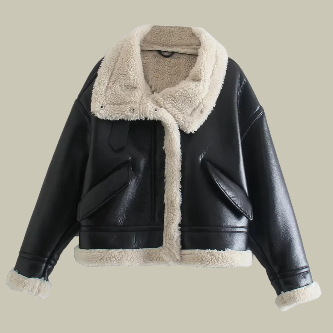 Comfortable Winter Loose Leather Jacket