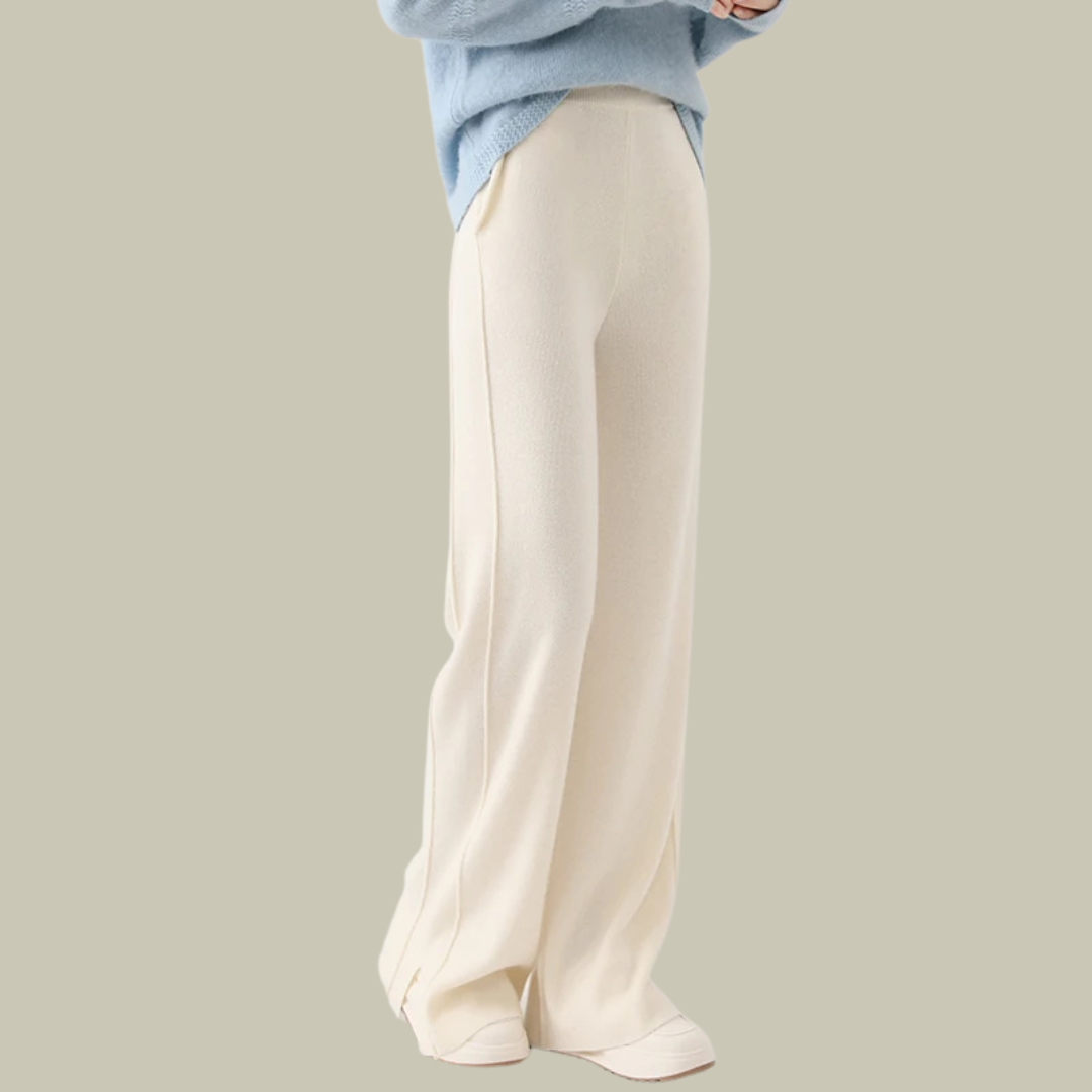 Lux & Classy • Women's Wool Cashmere Flair Trouser