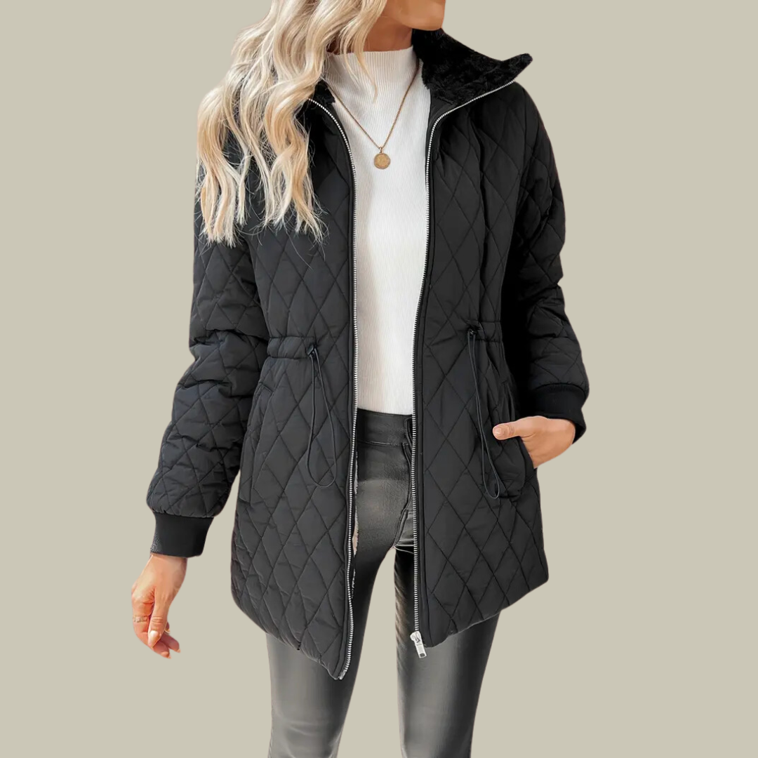 Lux & Classy • Stylish Quilted Long Sleeve Jacket