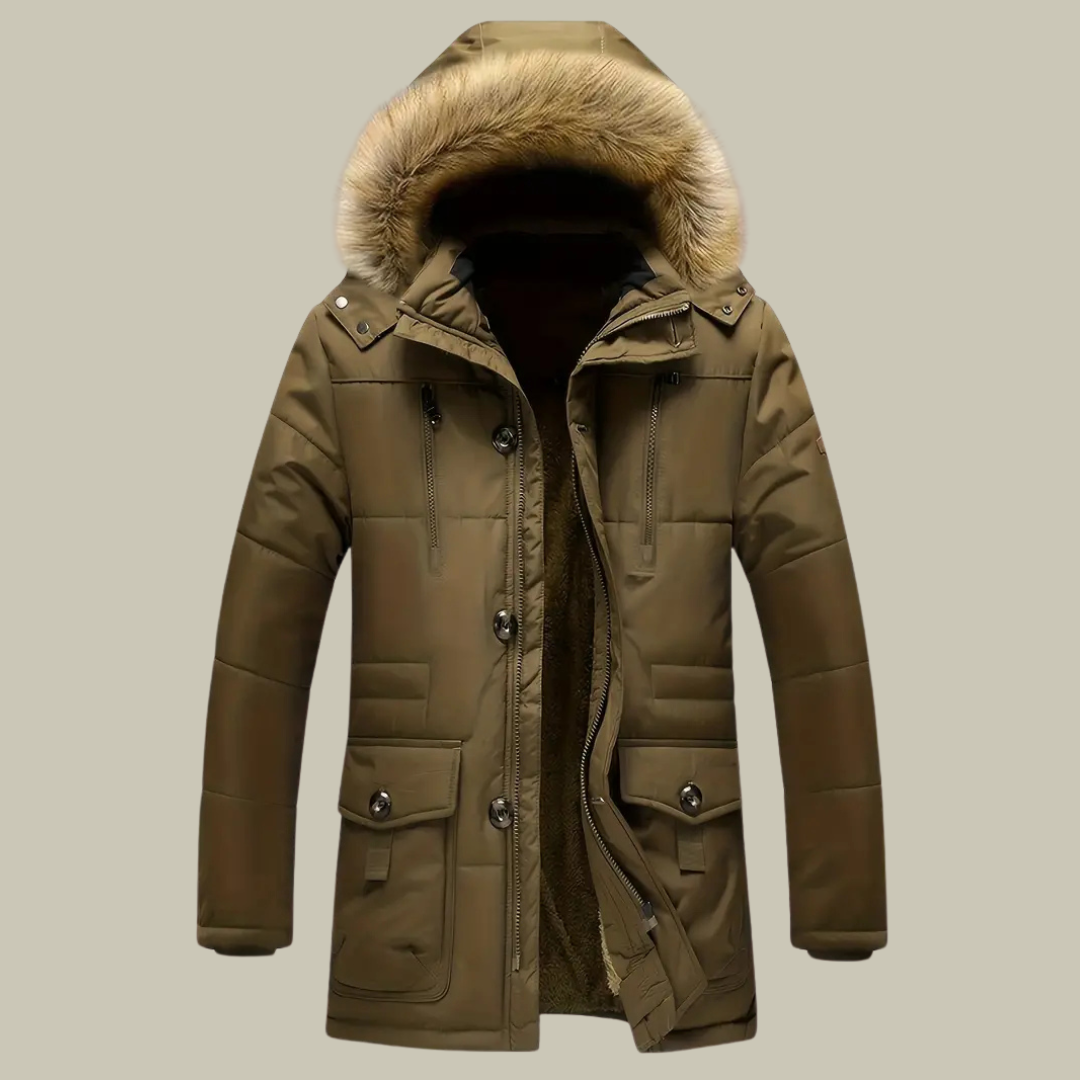 Lux & Classy • Warm Long Winter Parka for Men