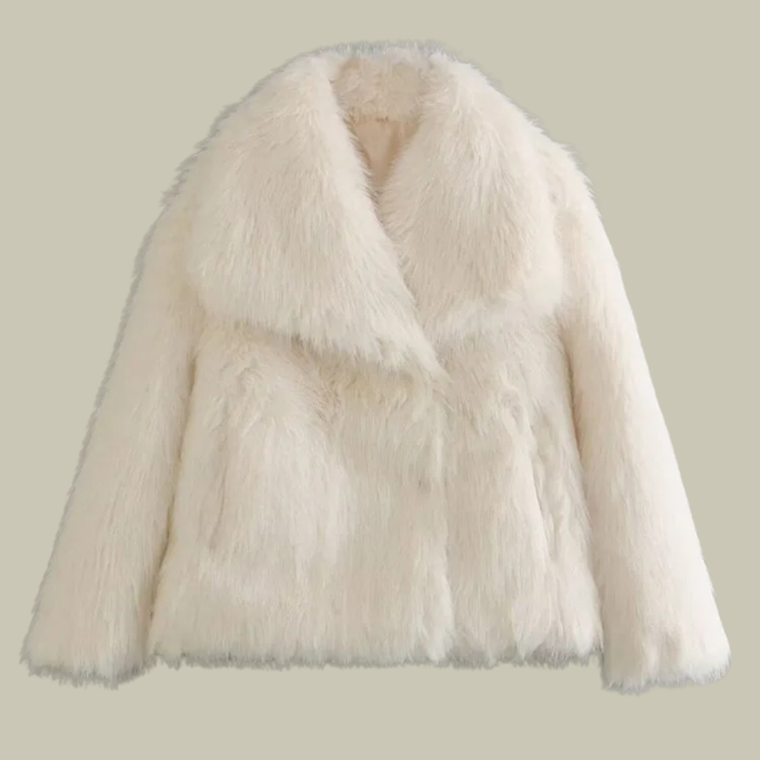 Lux & Classy  • Women's Oversized Fluffy Faux Fur Coat