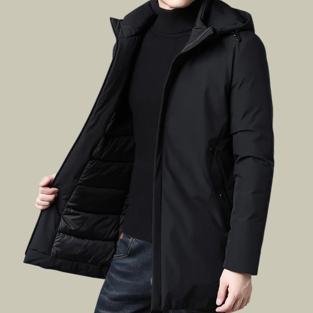 Lux & Classy  • Men's Winter Mid-Length Cotton Jacket