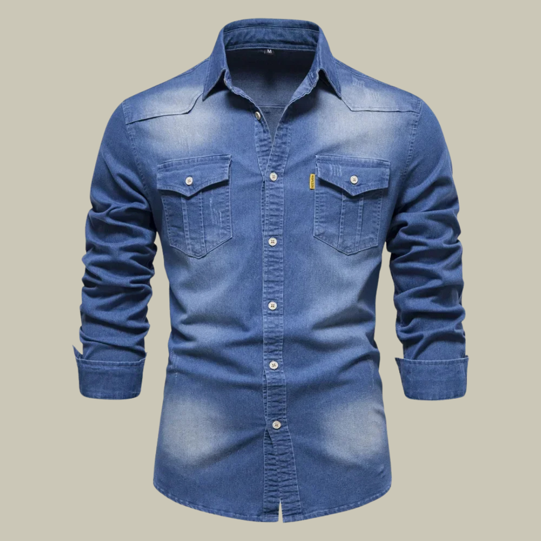 Lux & Classy  • Men's Denim Autumn Shirt