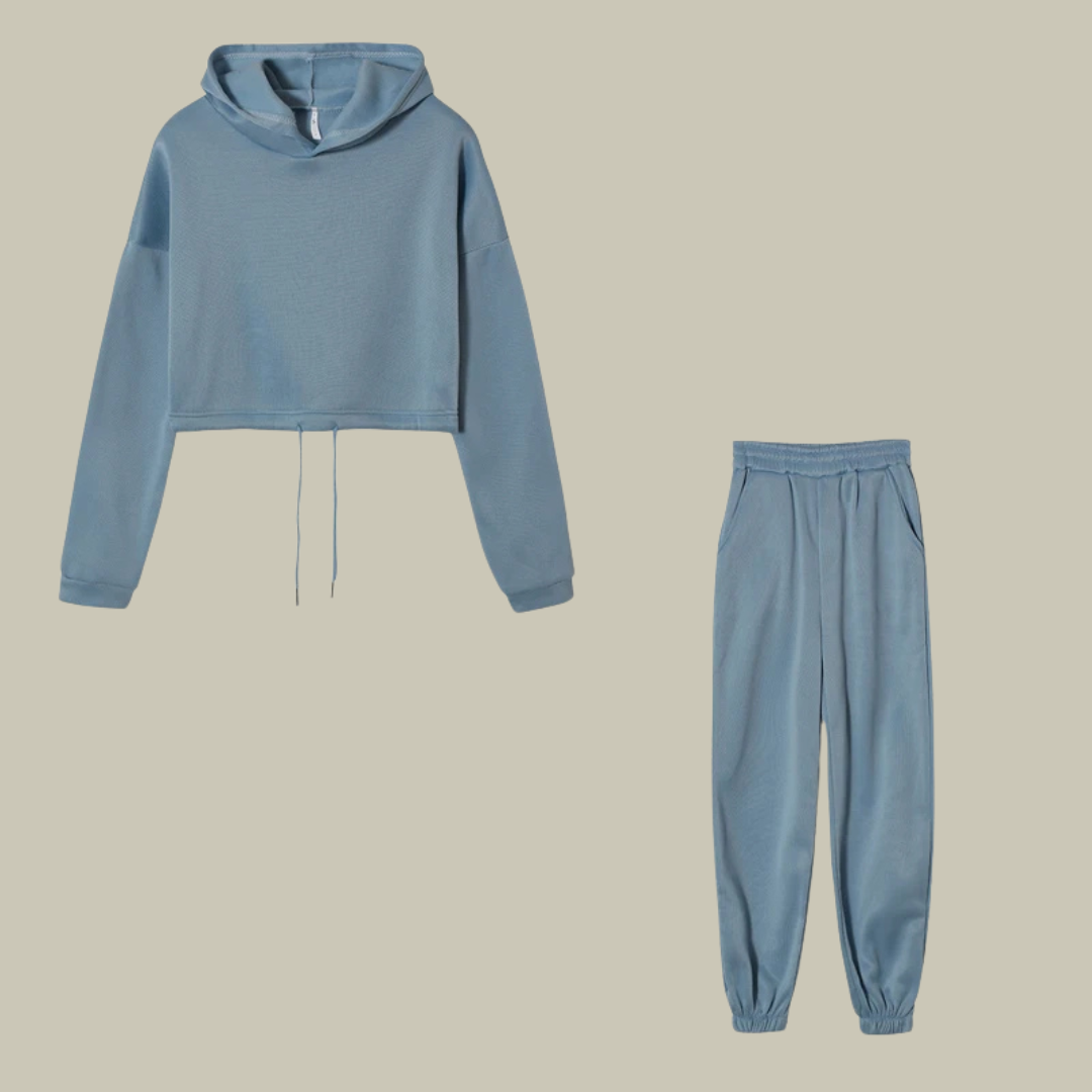 Lux & Classy  • Women's Wear Two-Piece Tracksuit Set