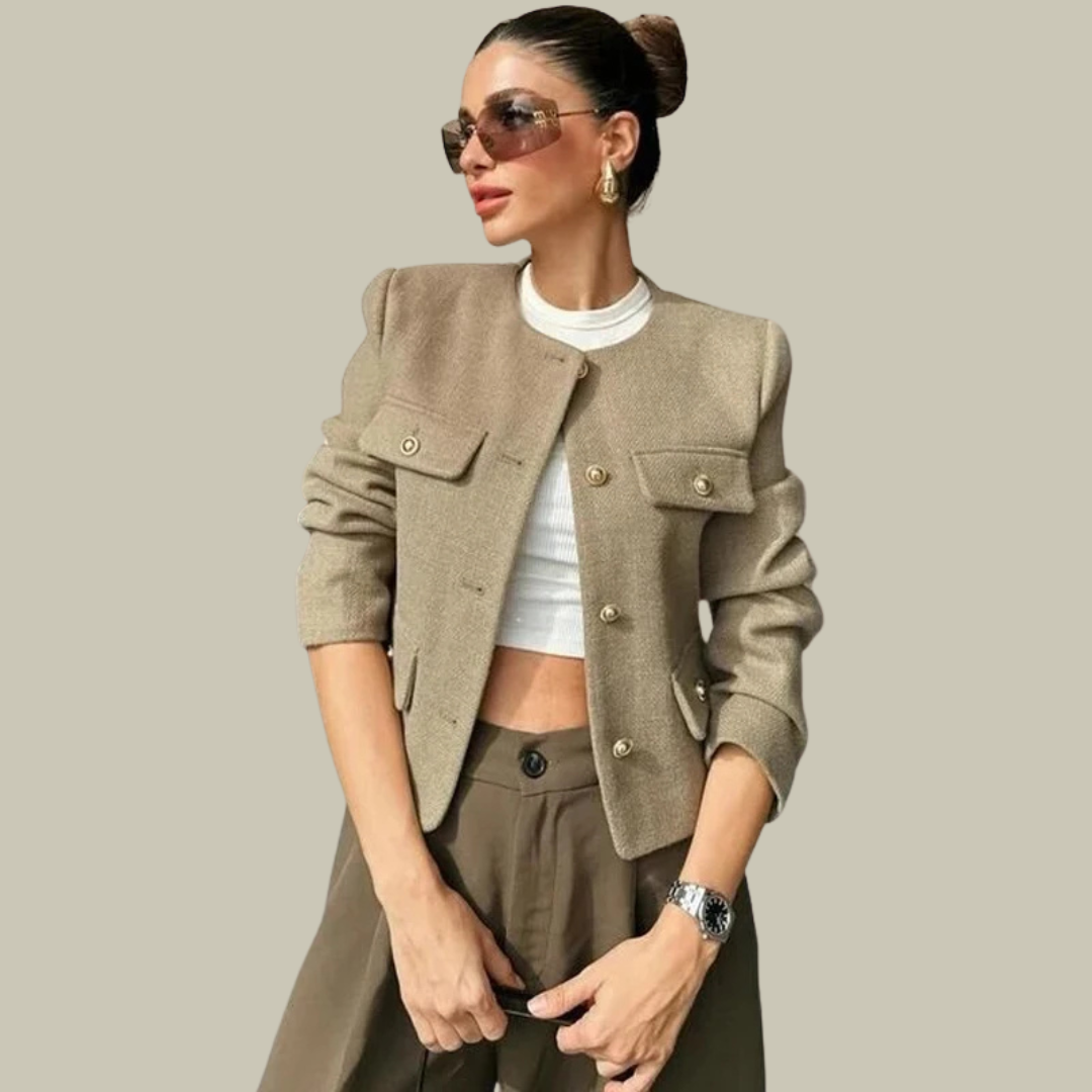 Casual Autumn Cropped Jacket