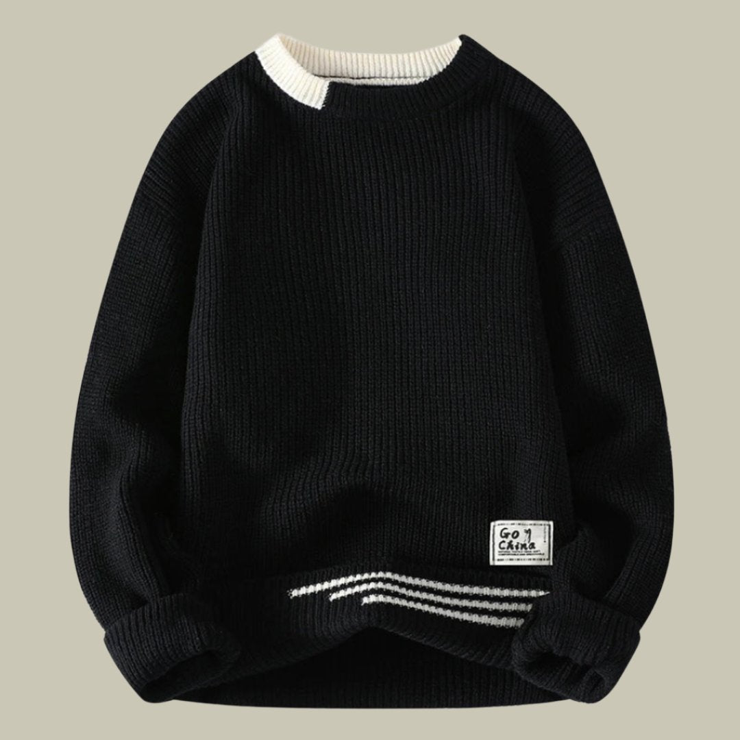 Comfortable Knitted Retro Sweater