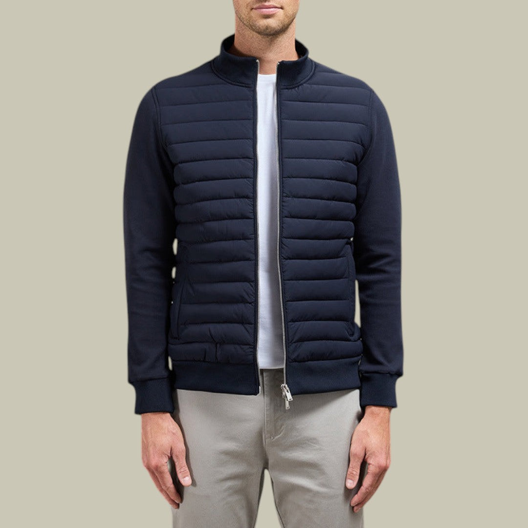 Mens Bomber Jacket Padded Front Autumn