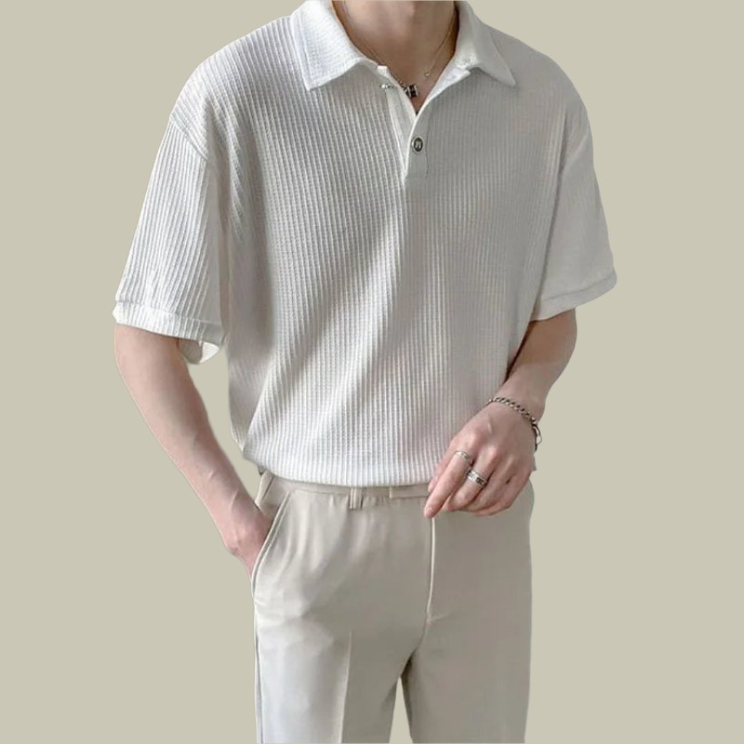 Casual Loose Polo Shirt