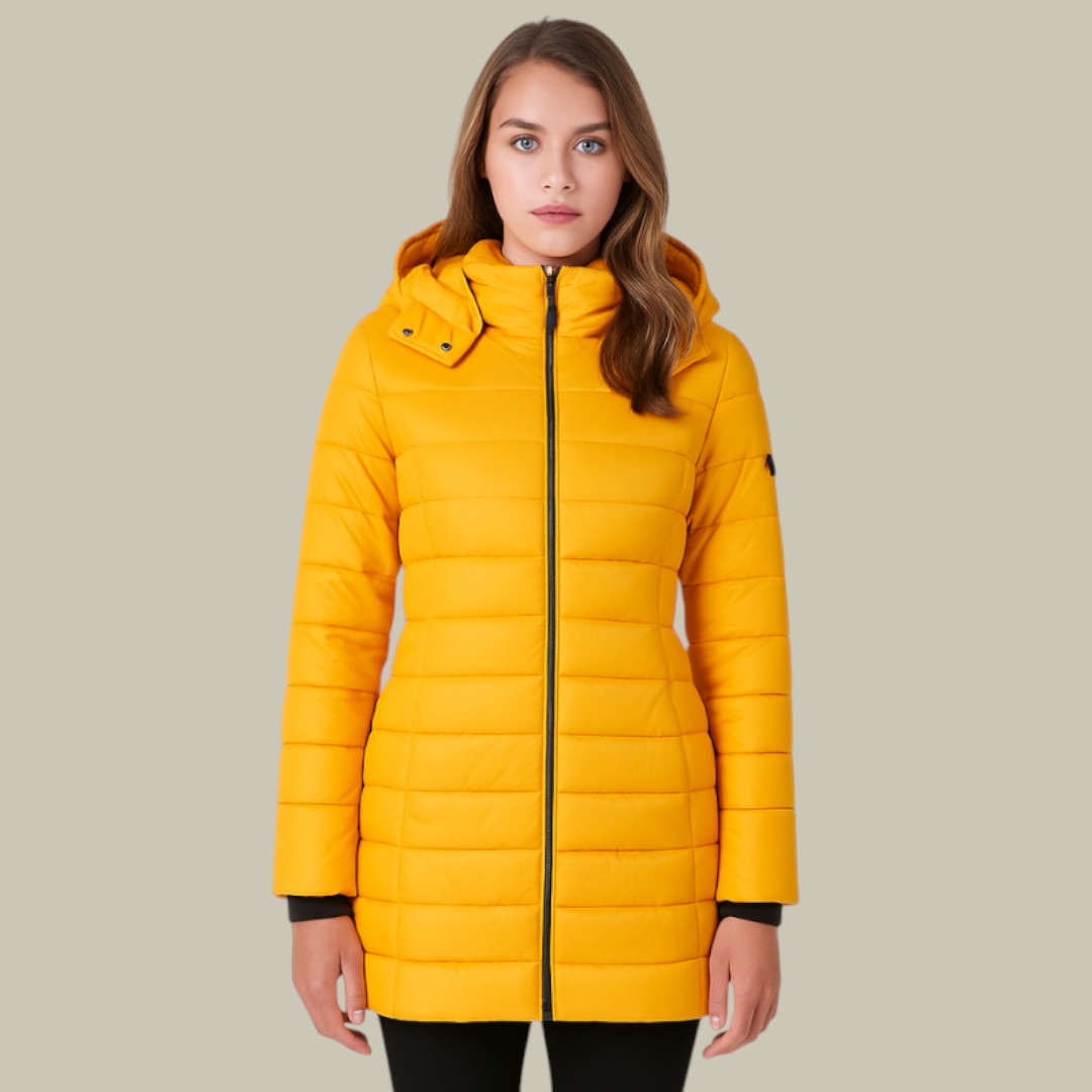 Womens Puffer Jacket Hooded Down