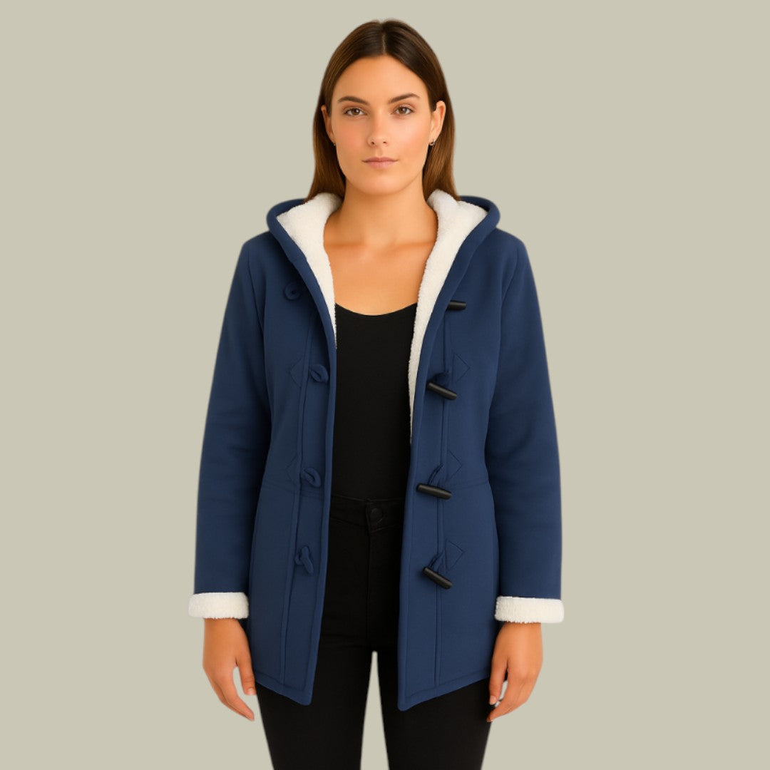 Womens Coat Fleece Hooded