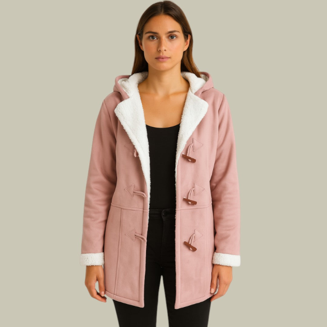 Womens Coat Fleece Hooded