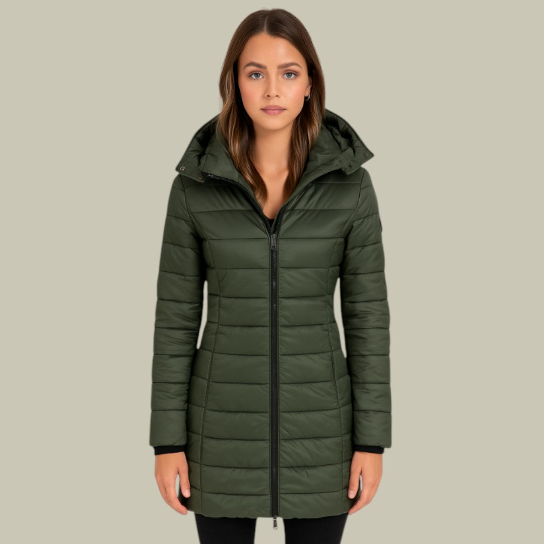 Womens Puffer Jacket Hooded Down