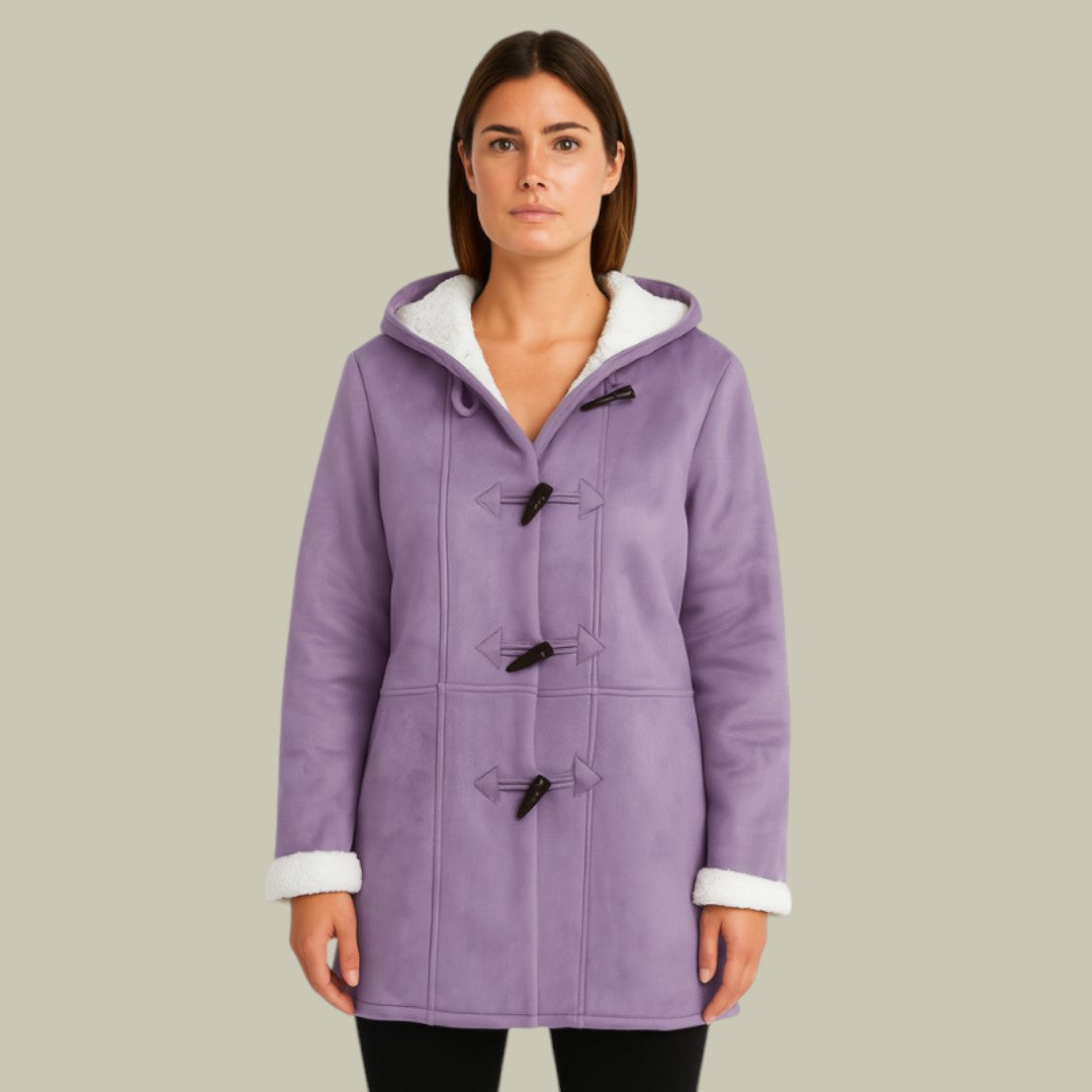 Womens Coat Fleece Hooded