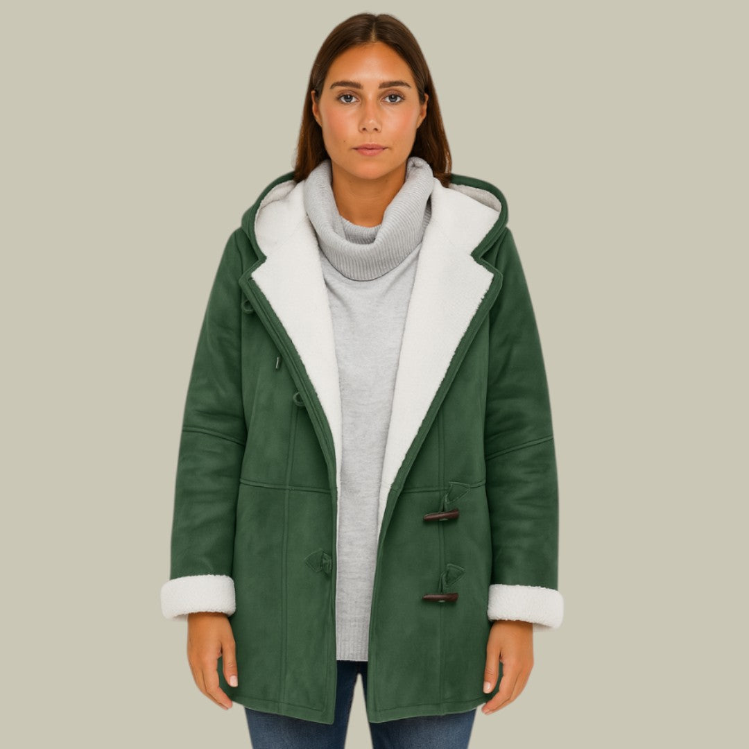 Womens Coat Fleece Hooded