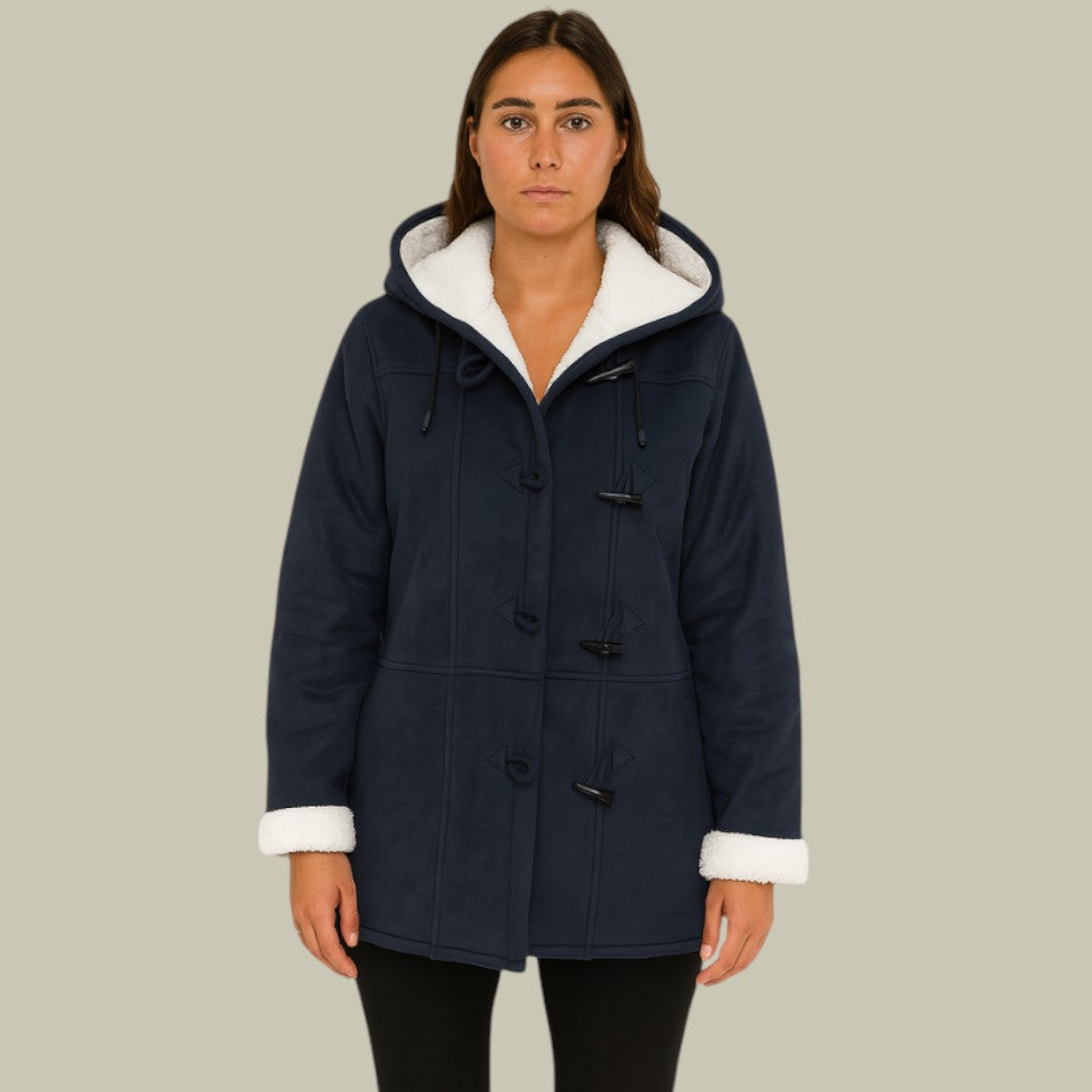 Womens Coat Fleece Hooded