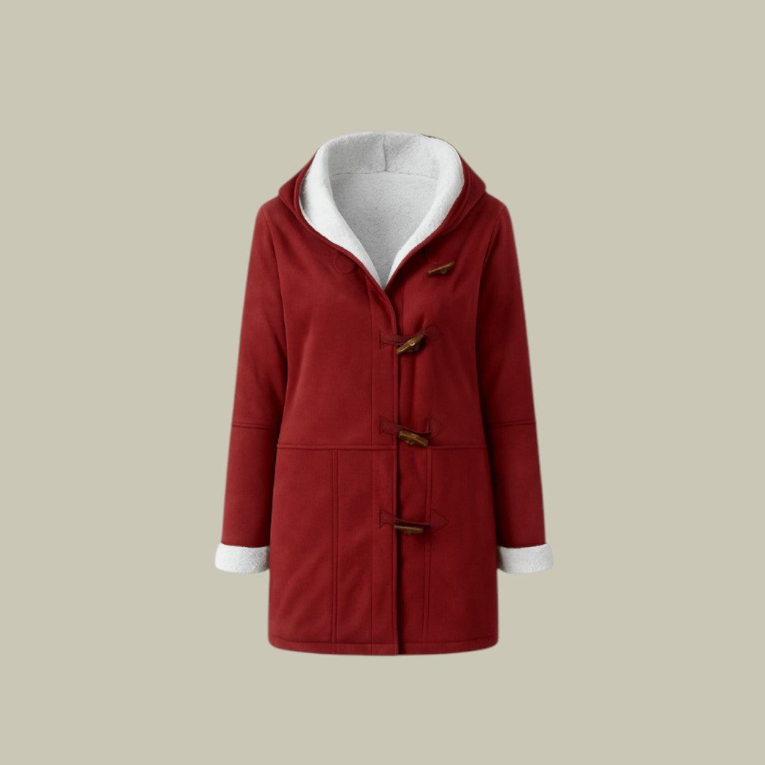 Womens Coat Fleece Hooded
