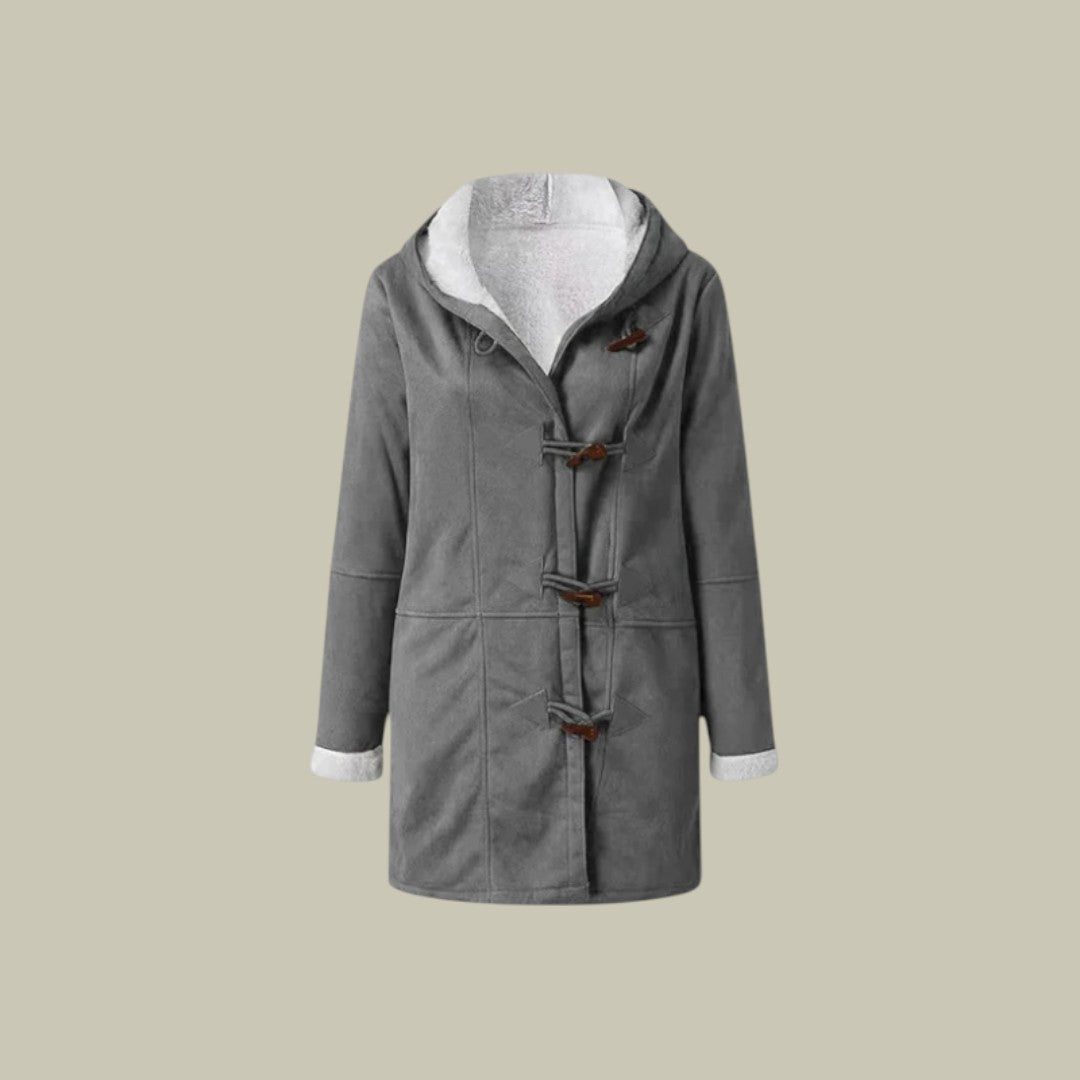 Womens Coat Fleece Hooded