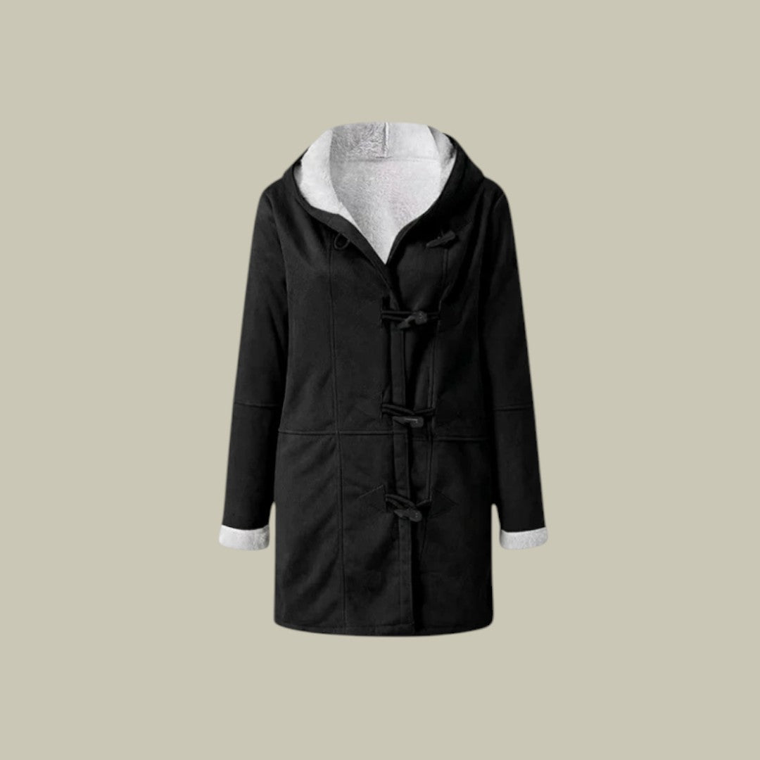 Womens Coat Fleece Hooded