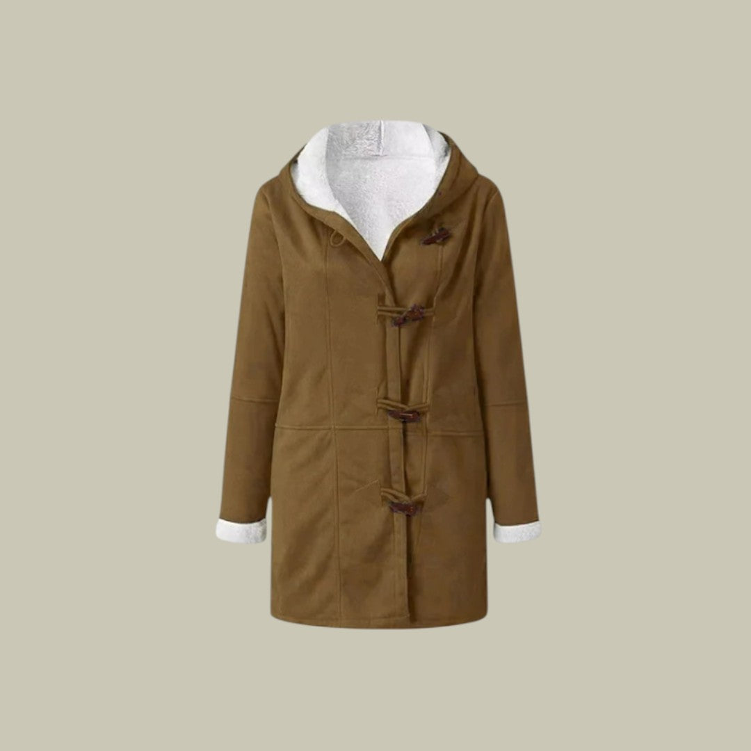 Womens Coat Fleece Hooded